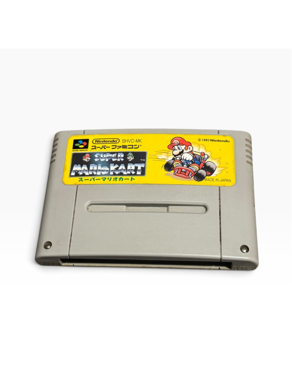 Vtg 1992 Nintendo Super Mario Kart Super Famicom Video Game Nes Snes